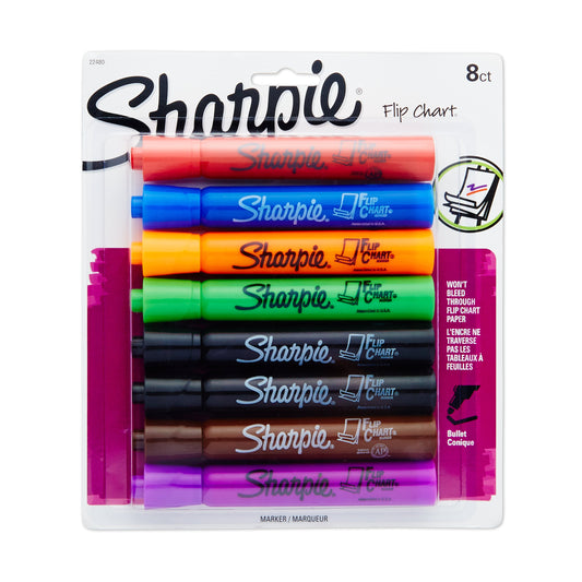 Sharpie Flip Chart Markers, Bullet Tip